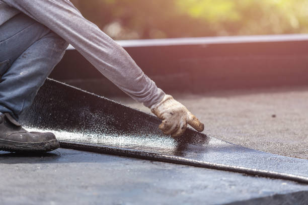 Professional Exterior Waterproofing technician working in Prior Lake, MN